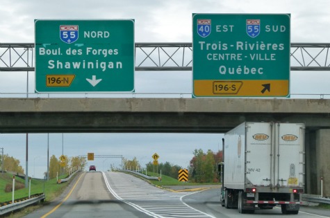 Highway 55 North towards Lac Bouchette, QC