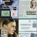 Sherlock Holmes Arthur Conan Doyle on stamps