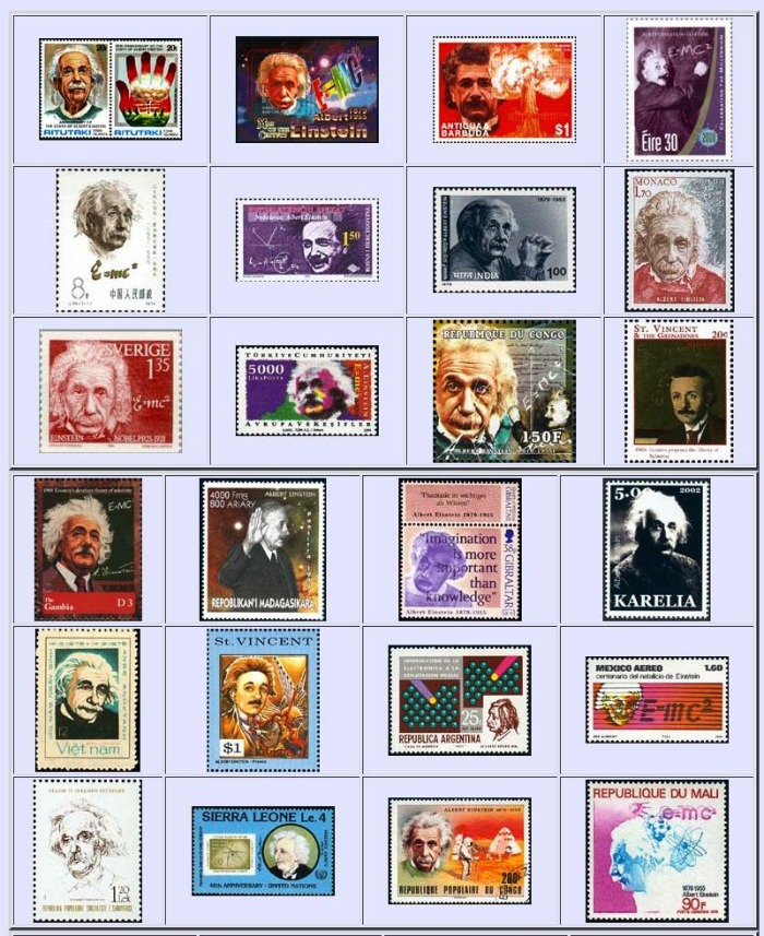 Albert-Einstein-On-Worldwide-Postage-Stamps