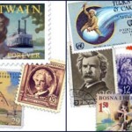 Mark Twain on Worldwide Postage Stamps - Topical stamp Collecting