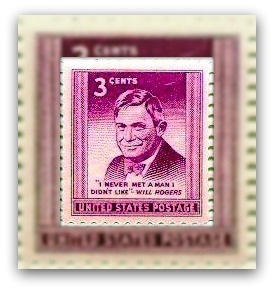 USA 1948 Will Rogers Scott 975 Postage Stamps