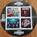 canadian stamps musical bands rush