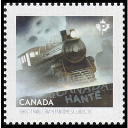 Haunted Canada ostage stamp collecting St. Louis Ghost Train - Saskatchewan ghost stories